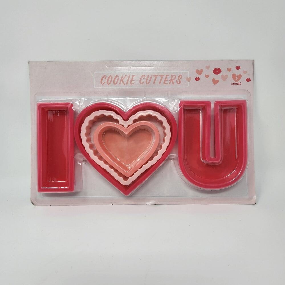 I Heart You Cookie Cutters Valentine's Day Kids